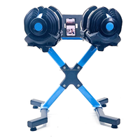 Haltères de fitness en gros 40 kg, haltères réglables en acier 90 lb personnalisés, ensembles d'haltères pour salle de sport