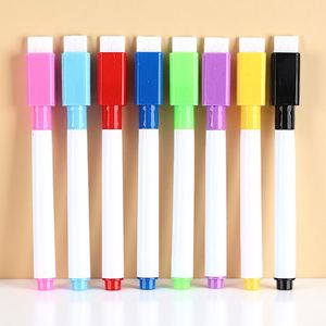 ชุดปากกาไวท์บอร์ด OEM แบบลบได้ หลายสี พร้อมหมึกน้ำ เขียนได้สองด้าน 24 สี - Product Image 1