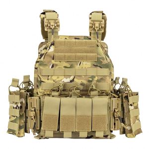 เสื้อกั๊กยุทธวิธีแบบปลดเร็ว HS chaleco tactico สำหรับกิจกรรมกลางแจ้ง พร้อมระบบ Molle และแผ่นป้องกัน - Product Image 2