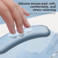 Vente directe du fabricant : Tapis de souris avec repose-poignet en silicone et mousse à mémoire de forme pour ordinateur de bureau, vente en gros
