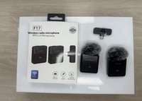 Microphone Lavalier Sans Fil F11-2 Kit Double Micro avec Récepteur 3,5 mm pour Spectacles en Direct, Interviews et Enregistrement Vidéo
