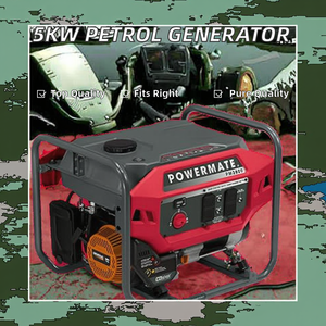 <span class=keywords><strong>Generator</strong></span> Bensin Portabel FTCL 5kw Mesin 4-Tak Starter Rekoil Senyap Waktu Operasi 8-10 Jam Penggunaan Rumah Tangga 1-Fasa 110-240V 50/60Hz - Product Image 3