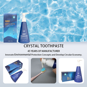 Fabricant de <span class=keywords><strong>dentifrice</strong></span> en gros, étiquette privée personnalisée, fluorure naturel, blanchiment des dents, 290g, <span class=keywords><strong>pour</strong></span> une haleine fraîche, élimination du <span class=keywords><strong>tartre</strong></span> - Product Image 2