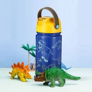 Bouteille d'eau isotherme portable en acier inoxydable pour enfants, 350 ml/450 ml, avec couvercle à paille, personnalisable avec logo – Meilleures ventes - Product Image 5