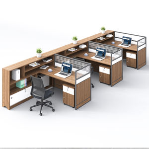 BGZ12-66 Premium Modular Office Workstation Desk Modern <strong>Design</strong> Wood Panel Office <strong>Table</strong> for the Workplace - Product Image 6