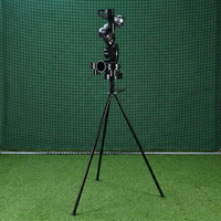 Machine de lancer de baseball à double roue, vitesse réglable, lanceur d'entraînement individuel pour la pratique à domicile et l'entraînement au cricket