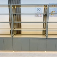 Vitrine de boulangerie commerciale en acier inoxydable Hongzhan avec éclairage LED et emballage en carton transparent