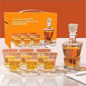 Ensemble de carafes à whisky personnalisées modernes, cadeaux d'<span class=keywords><strong>alcool</strong></span> sur mesure pour les amateurs de whisky, hommes, papas, anniversaires, Noël - Product Image 2