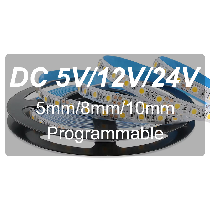 ESann Шэньчжэнь термостойкая одноцветная белая 300 светодиодов SMD 5050 DC 12V Гибкая Водонепроницаемая IP65 Светодиодная лента