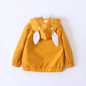 Ropa Barata en Línea, Chaqueta Casual con Estampado de Animales para Niños, Chaquetas de Fabricación a Bajo Precio con Orejas de Conejo - Product Image 2
