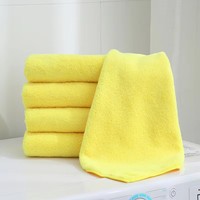 Serviettes en microfibre à poils longs et courts, chiffons super absorbants à double usage (sec et humide) pour le nettoyage des vitres de voiture et le nettoyage domestique