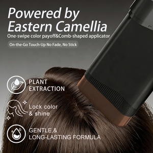 LOZEE Professionnel 2-en-1 – Teinture capillaire semi-permanente avec peigne – Noir Café – Stick colorant pour cheveux – Qualité salon – Teinte uniforme - Product Image 3