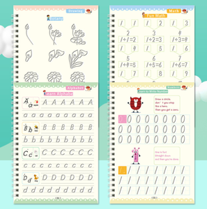 สมุดฝึกเขียนลายมือแบบลบได้หลายภาษา ปรับแต่งได้ พร้อมร่องสำหรับฝึกคัดลายมือ - Product Image 3