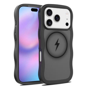 Coque de téléphone <span class=keywords><strong>portable</strong></span> de luxe personnalisée en gros, magnétique, antidérapante, <span class=keywords><strong>anti</strong></span>-chute, compatible avec la charge rapide pour iPhone 17 Pro Max, coque arrière - Product Image 5