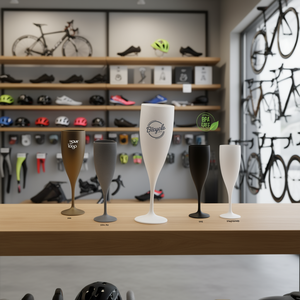 Bicchiere da Champagne in PP Riutilizzabile Senza BPA per Negozi di Biciclette - Product Image 3