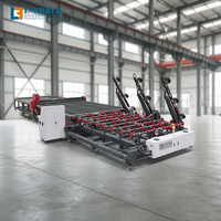 Machine de découpe de verre entièrement automatique avec barre de rupture, ligne de découpe de verre automatique avec contrôle PLC pour usine de verre