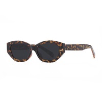 Lunettes de soleil polarisées rétro œil de chat à monture intégrale pour femmes, style designer haut de gamme et protection UV400
