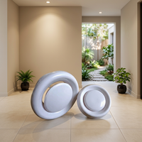 Grille d'aération de retour d'air pour système CVC de 6 pouces, en plastique, pour plafond