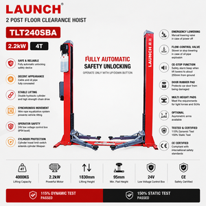 Elevador Hidráulico de Dos Postes LAUNCH TLT240SBA, Económico, para Talleres Automotrices - Product Image 2