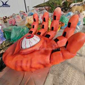 Mano Animatrónica Interactiva de Tamaño Real con Ojo Móvil - Decoración de Eventos de Terror y Casa Embrujada de Halloween - Product Image 3