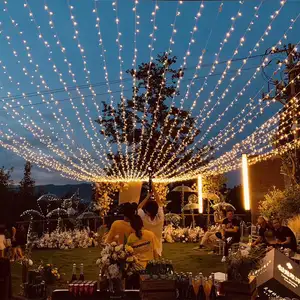 Hochwertige Outdoor-Weihnachts beleuchtung Dekor LED Vorhang Eiszapfen Lichter String Neujahr Hochzeits feier Girlande Lichter