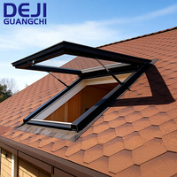 Fenêtre de toit en aluminium moderne sur mesure à double vitrage pour villa, véranda et projets résidentiels
