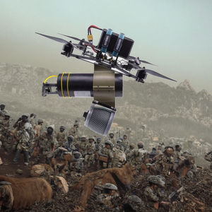 Sistem Drone Serat Optik Kevlar Berkecepatan Tinggi yang Dapat Disesuaikan dengan Jangkauan 2-50 km Dilengkapi Unit Ujung Serat Optik - Product Image 1