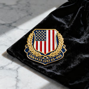 Broche de Aleación de Zinc con Logotipo de Diseño Personalizado, Insignia de Esmalte Duro y Suave, Pin de Solapa con Cierre de Mariposa Metálico Personalizado - Product Image 3