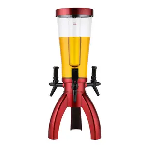 Bar Plastic Draft Beverage Juice Beer Tower Machine Cooler Beer Dispenser With Ice Tube