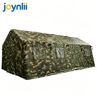 Tente gonflable camouflage personnalisée pour abri de terrain extérieur et campement temporaire