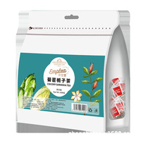 Sachets de thé aux herbes en gros du fabricant : Mélange de chicorée-gardénia, lys-mûrier-kojic, 100g, emballage individuel petit format