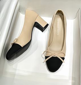 Sandalias de Verano 2025 de Alta Calidad para Mujer, Nueva Combinación de Colores, con Tira Trasera, Punta Abierta, Tacón Grueso y Cierre Deslizante - Product Image 3