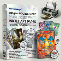 Carta Premium Colorway 2026 da 330gsm con Nucleo Nero per Carte Collezionabili TCG Personalizzate, Stampa Fronte-Retro