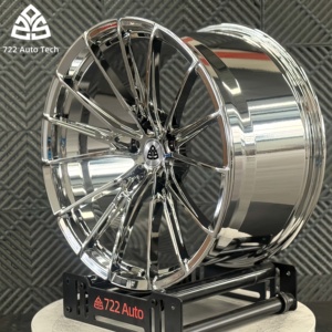 ล้อแม็กซ์ 722Auto Deep Concave แบบชิ้นเดียว ผลิตจากอะลูมิเนียมอัลลอยด์ สำหรับรถยนต์นั่งส่วนบุคคล ขนาด 5x112 5x114.3 5x120 สีโครเมียม ขนาด 17 18 19 20 21 22 นิ้ว - Product Image 2