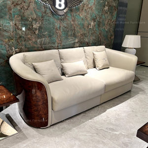 Blanco moderno sala de estar sofá conjunto de muebles sofá de diseño <span class=keywords><strong>italiano</strong></span> Foshan sofá de lujo sala de estar muebles conjunto - Product Image 2