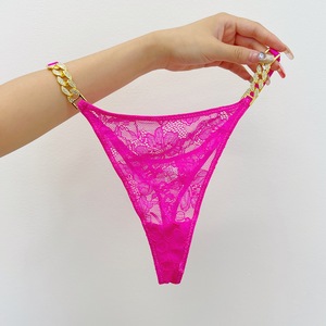 Tanga de Lujo para Mujer al por Mayor, Inspirada en <span class=keywords><strong>Victoria</strong></span>'s <span class=keywords><strong>Secret</strong></span>, con Pedrería, Sexy, de Encaje, Ecológica, de Talle Bajo - Product Image 3