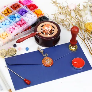 Sealing Wax Used For Wax Seals Decorative Wedding Invitations Envelopes Crafts Wax Seal Stamp Kit