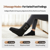 Masseur de pieds multifonctionnel avec airbag enveloppant, massage par airbag, compresse chaude à température constante, chauffage L