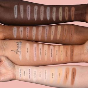 Tùy Chỉnh Dễ Dàng Nướng Không Thấm Nước Lâu Dài Vẻ Đẹp Khoáng Sản Trang Điểm Sửa Chữa Bột Bảo Hiểm Đầy Đủ Kem Che Khuyết Điểm Với Kem Chống Nắng Lỏng Bột - Product Image 3