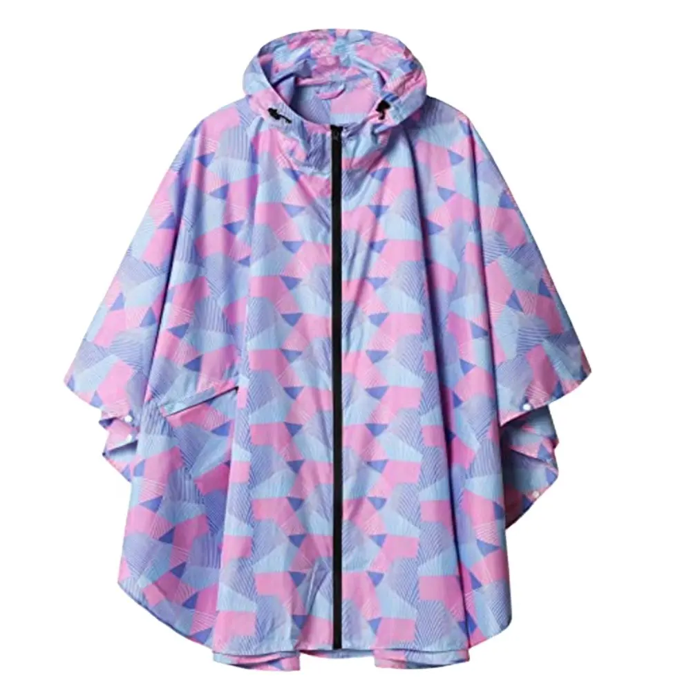 Backing Heat Sealed Seams Rain Coats Poncho 100% Waterproof Raincoat RAINWEAR Women Adults Men Single-person Rainwear Polyester