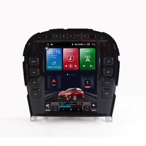 Autoradio Android 12 pour Jaguar S-TYPE S TYPE 2004, lecteur DVD style Tesla, système multimédia stéréo, navigation GPS, écran <span class=keywords><strong>10</strong></span>,4 pouces, Wifi, DSP - Product Image 1