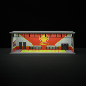 Modellino Diorama Garage Auto 1/64 Cool <span class=keywords><strong>Hobby</strong></span> con Illuminazione LED, Parcheggio Auto, Scena Urbana, Modello da Collezione, Regalo - Product Image 2