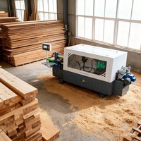 PVC collant la bagueuse de bord linéaire de MDF plaqueuse de bord automatique pour le panneau de meubles