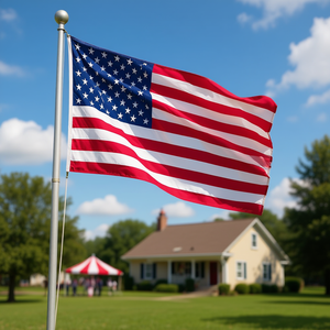 Drapeau américain Db Flag 3x5 pieds en polyester imprimé numériquement, rectangulaire, pour usage extérieur - Product Image 2