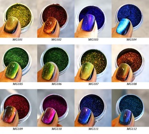 Polvo de Pigmento Magnético Efecto Ojo de Gato Multicolor Camaleón Interstellar Neón para Uñas, No Tóxico, Vegano, Ecológico, Muestra Gratis - Product Image 2