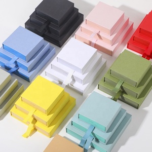 Biểu Tượng Tùy Chỉnh In Đầy Màu Sắc Nổi Khung Giấy Các Tông Hộp Ngăn Kéo Rõ Ràng Pe Phim Vòng Trang Sức Lưu Trữ Hiển Thị Bao Bì Hộp - Product Image 6