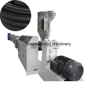 automatic Factory Price PE Single double Wall Corrugated Sylphon plastic pipe machine extrusion line