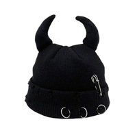 Bonnet en tricot jacquard camouflage Y2K avec nœuds et strass, qualité supérieure, livraison rapide, prix fabricant