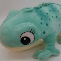 Peluche de lézard de dessin animé mignonne en gros, jouets en peluche personnalisés, lézard, gecko, caméléon, peluche, juguete de peluche lagarto
