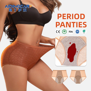 Aidingcare Bragas Menstruales Reutilizables para Mujer, 72% Nailon, 28% Elastano, Ropa Interior Menstrual - Product Image 1